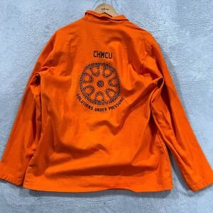 Revco Black Stallion Jacket Mens Large FR 30" Orange Cotton Welding